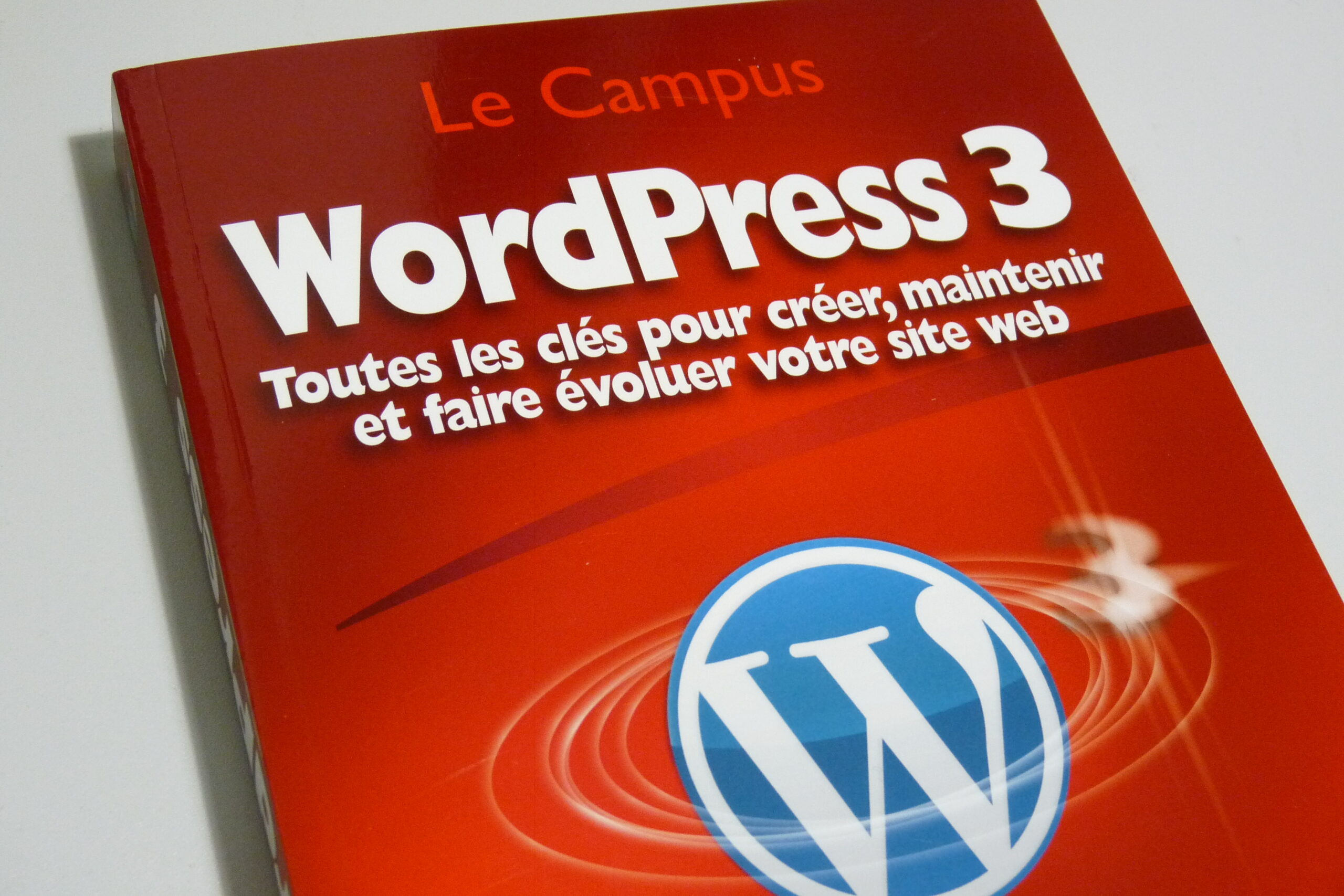 Photographie - Couverture "WordPress 3"
