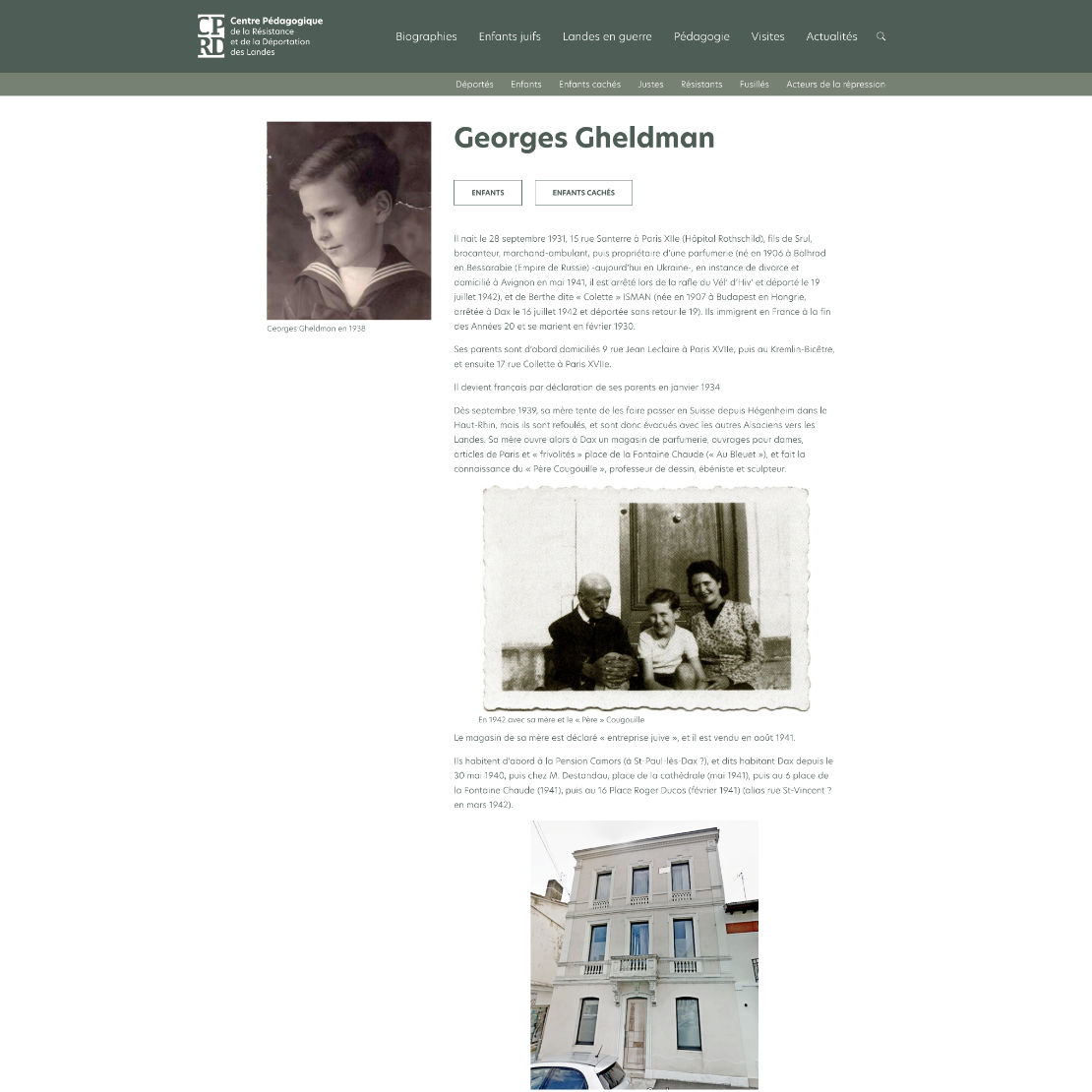 Fiche biographie