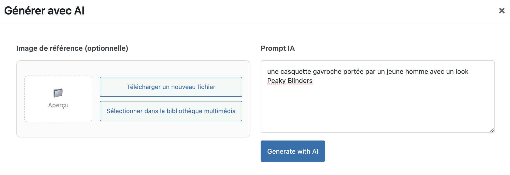 ai product image generator woocommerce prompt